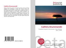 Capa do livro de Callitris Drummondii 