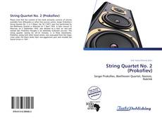 Portada del libro de String Quartet No. 2 (Prokofiev)