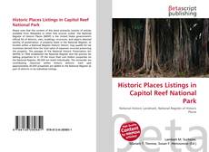 Обложка Historic Places Listings in Capitol Reef National Park