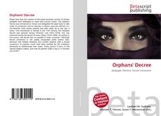 Orphans' Decree的封面