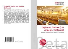 Orpheum Theatre (Los Angeles, California)的封面