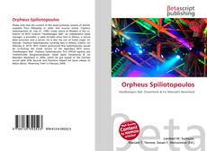 Capa do livro de Orpheus Spiliotopoulos 