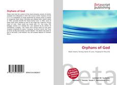 Capa do livro de Orphans of God 