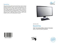 Bookcover of David Siu