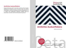 Portada del libro de Amtliches Auskunftsbüro