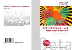 Couverture de Amt für Erfindungs- und Patentwesen der DDR
