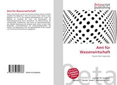 Portada del libro de Amt für Wasserwirtschaft