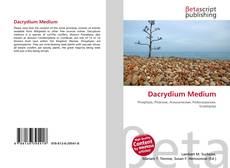 Capa do livro de Dacrydium Medium 