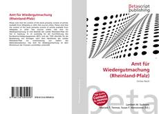 Capa do livro de Amt für Wiedergutmachung (Rheinland-Pfalz) 