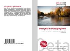 Copertina di Dacrydium Leptophyllum