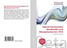 Copertina di Special Commissions (Dardanelles and Mesopotamia) Act 1916