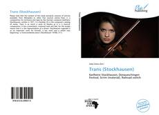 Bookcover of Trans (Stockhausen)