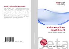 Capa do livro de Rocket Propulsion Establishment 