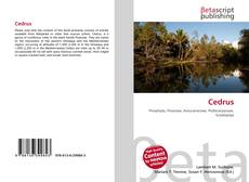 Couverture de Cedrus