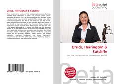 Copertina di Orrick, Herrington & Sutcliffe