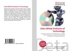Capa do livro de Usha Mittal Institute of Technology 