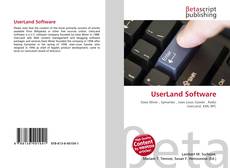 UserLand Software的封面