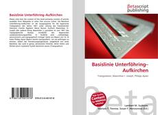 Capa do livro de Basislinie Unterföhring–Aufkirchen 