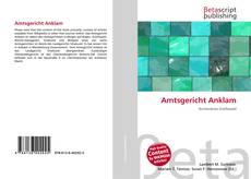 Buchcover von Amtsgericht Anklam