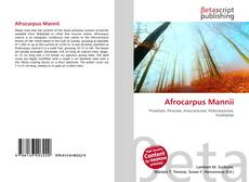 Copertina di Afrocarpus Mannii