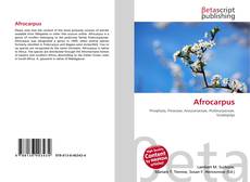 Buchcover von Afrocarpus
