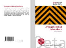 Copertina di Amtsgericht Bad Schwalbach