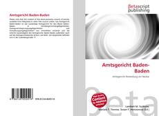 Copertina di Amtsgericht Baden-Baden