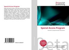 Couverture de Special Access Program