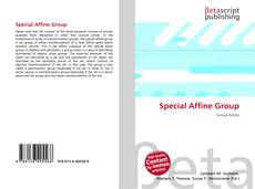 Capa do livro de Special Affine Group 
