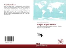 Copertina di Punjab Rights Forum