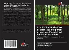 Buchcover von Studi sulla produzione di biomassa dei parchi urbani per l'analisi del bacino di carbonio
