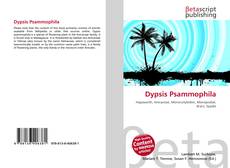 Capa do livro de Dypsis Psammophila 