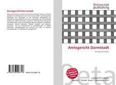 Capa do livro de Amtsgericht Darmstadt 