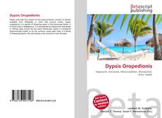 Buchcover von Dypsis Oropedionis