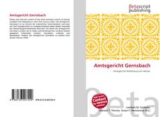 Buchcover von Amtsgericht Gernsbach