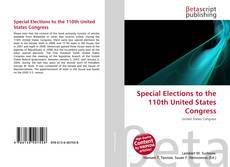 Capa do livro de Special Elections to the 110th United States Congress 