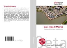 Couverture de Orr's Island (Maine)