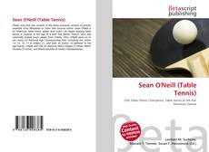 Capa do livro de Sean O'Neill (Table Tennis) 