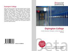 Capa do livro de Orpington College 