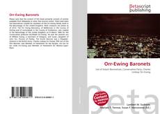 Capa do livro de Orr-Ewing Baronets 