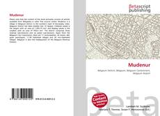 Mudenur kitap kapağı