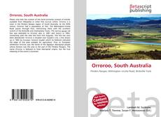 Copertina di Orroroo, South Australia