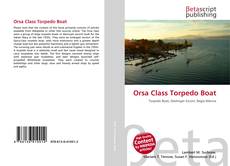 Copertina di Orsa Class Torpedo Boat