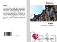 Capa do livro de Orsett 