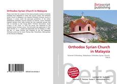 Buchcover von Orthodox Syrian Church in Malaysia