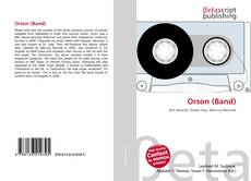 Couverture de Orson (Band)