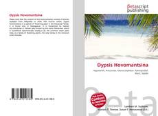 Copertina di Dypsis Hovomantsina