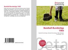Capa do livro de Baseball-Bundesliga 1965 