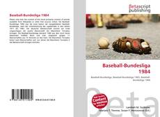 Capa do livro de Baseball-Bundesliga 1984 