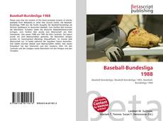 Capa do livro de Baseball-Bundesliga 1988 
